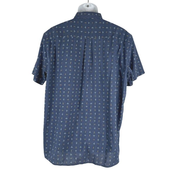 Patagonia Go To Shirt Mens XL Flying Climb Tidepool Blue Short Sleeve TP-3385 - Picture 5 of 9